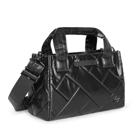Lug Jitterbug Crossbody Bag Metallic Black NWT - Picture 2 of 8